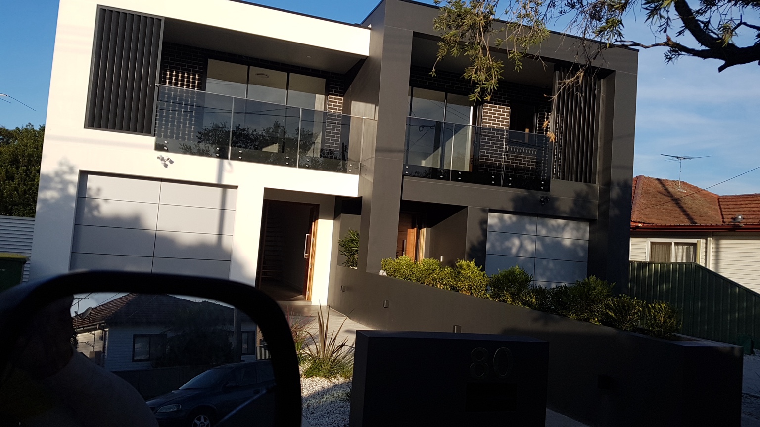 Modern duplex completed